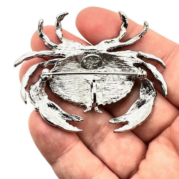 Kirks Folly Womens Crystal Magnetic Enhancer Pendant Sea Crab - Picture 3 of 3